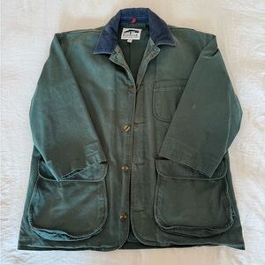 SOLD /// Vintage Forrestel Chore Jacket with Blue Collar